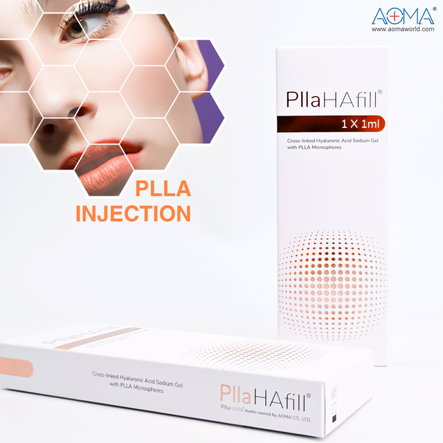රූපලාවණ්ය වෛද්ය 1ML PLLA DALMAL FILLER HyalaLORANIC ACAID නාසය සෝපානය